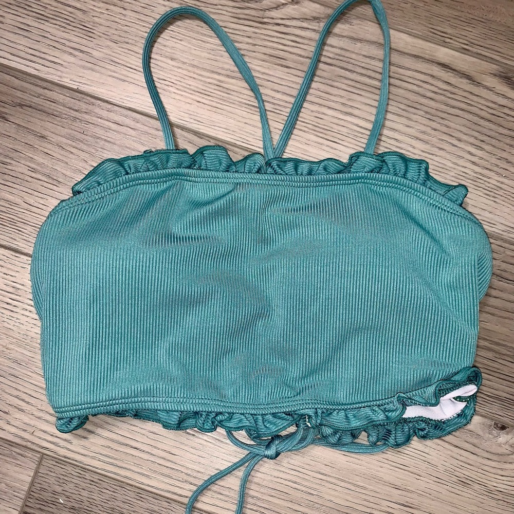 sage green bikini